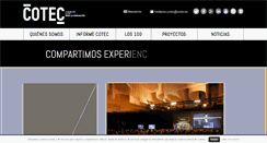 Desktop Screenshot of cotec.es